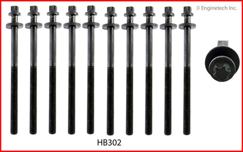 2010 Pontiac G3 1.6L Engine Cylinder Head Bolt Set HB302 -9