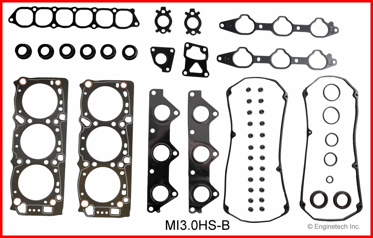 1997 Mitsubishi Montero Sport 3.0L Engine Master Rebuild Kit MKMI3.0AP.P1