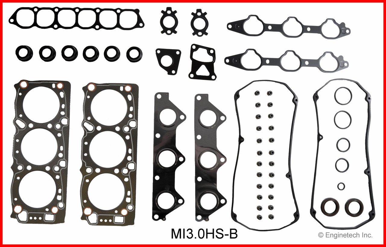 1998 Mitsubishi Montero Sport 3.0L Engine Remain Kit (Re-Ring Kit) RMMI3.0AP -2