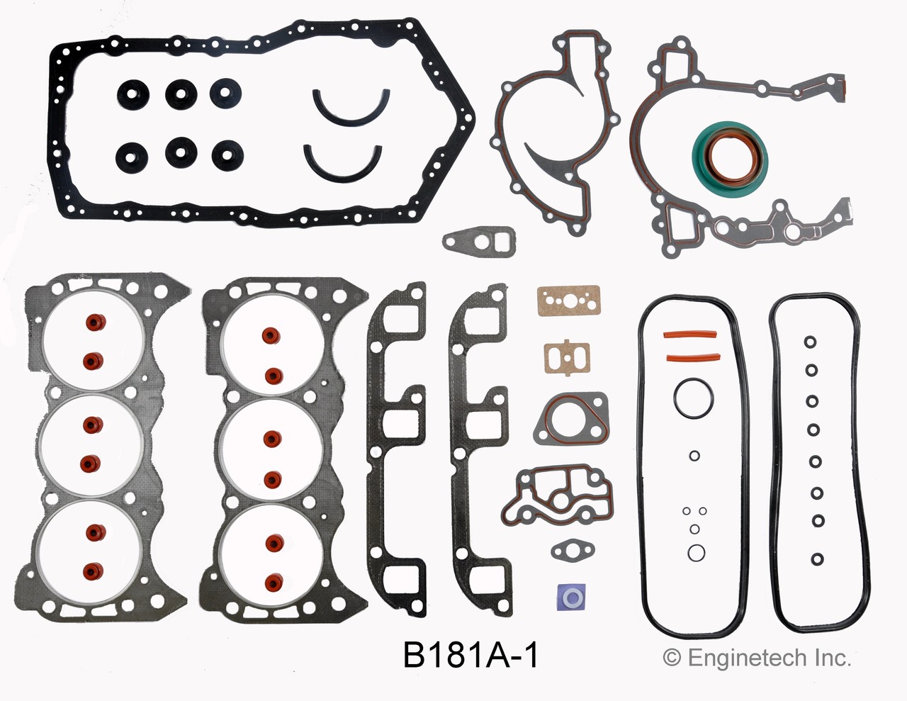 1987 Buick Riviera 3.8L Engine Master Rebuild Kit MKB231CP -17