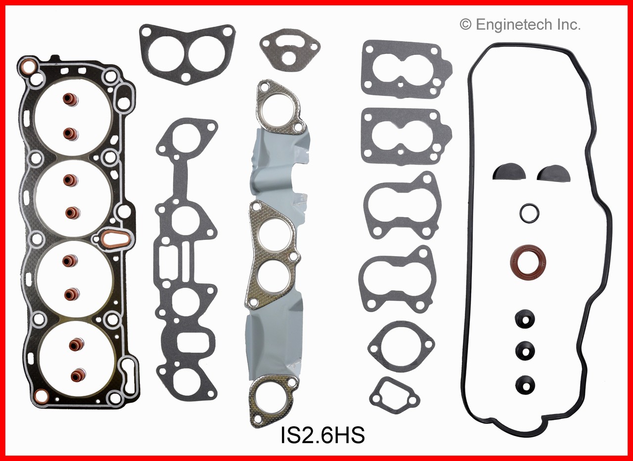 1997 Isuzu Rodeo 2.6L Engine Remain Kit (Re-Ring Kit) RMIS2.6P -28