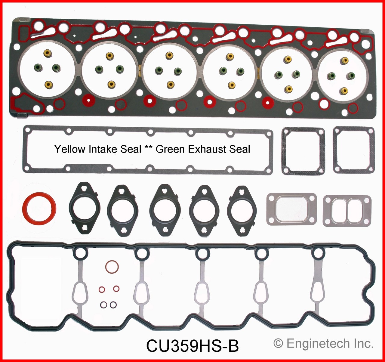 2000 Dodge Ram 2500 5.9L Engine Remain Kit (Re-Ring Kit) RMCU359AP -5