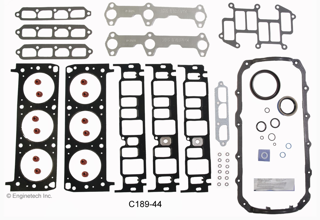1989 Chevrolet Cavalier 2.8L Engine Remain Kit (Re-Ring Kit) RMC173D -39