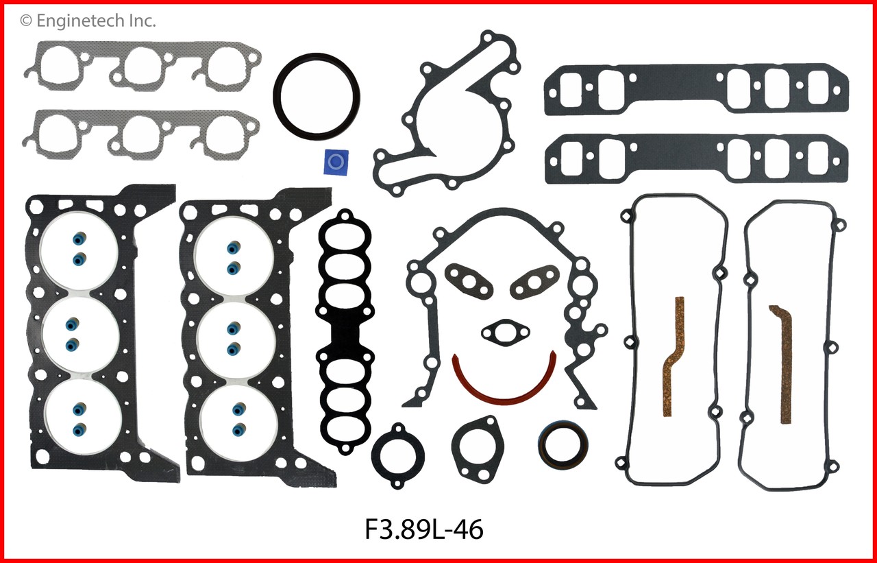 1994 Ford Thunderbird 3.8L Engine Master Rebuild Kit MKF232EP.P3