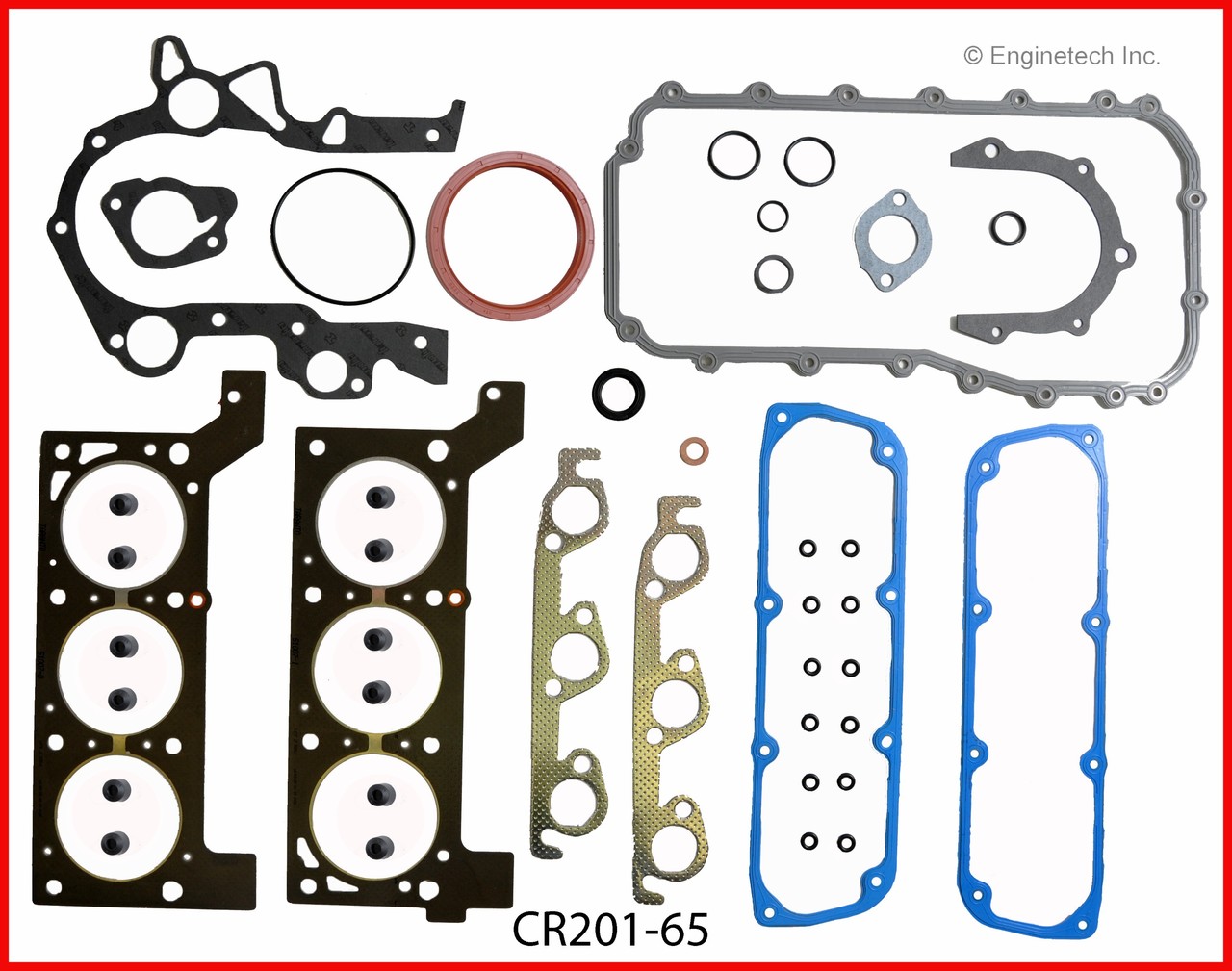 1993 Chrysler Town & Country 3.3L Engine Remain Kit (Re-Ring Kit) RMCR201P -24