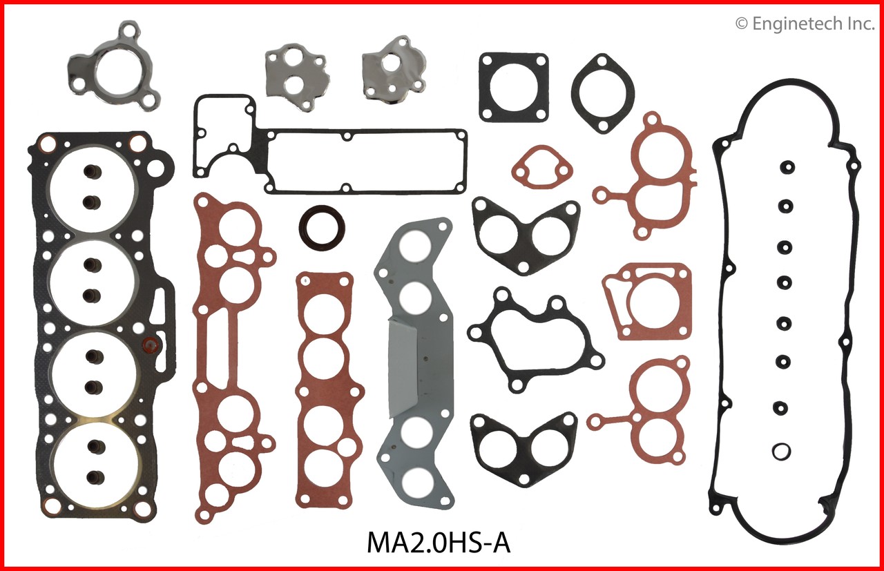 1987 Mazda 626 2.0L Engine Remain Kit (Re-Ring Kit) RMMA2.0DP.P2