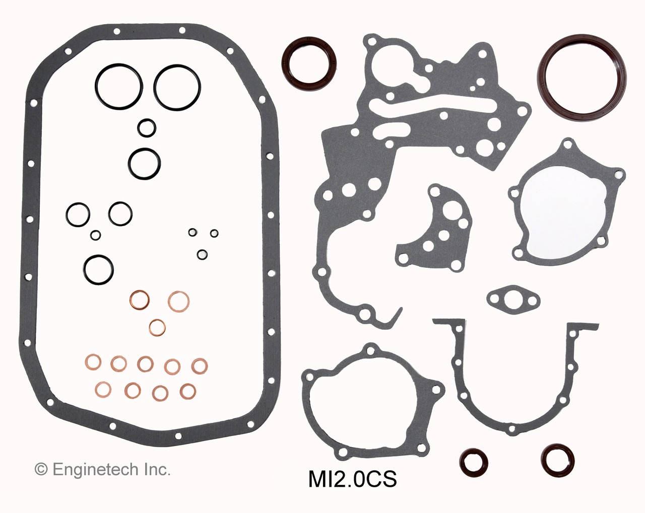 1991 Mitsubishi Galant 2.0L Engine Remain Kit (Re-Ring Kit) RMMI2.0P -3