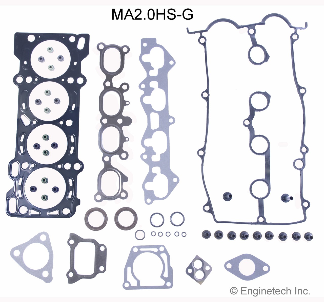 2000 Mazda Protege 1.8L Engine Remain Kit (Re-Ring Kit) RMMA1.8BP -2