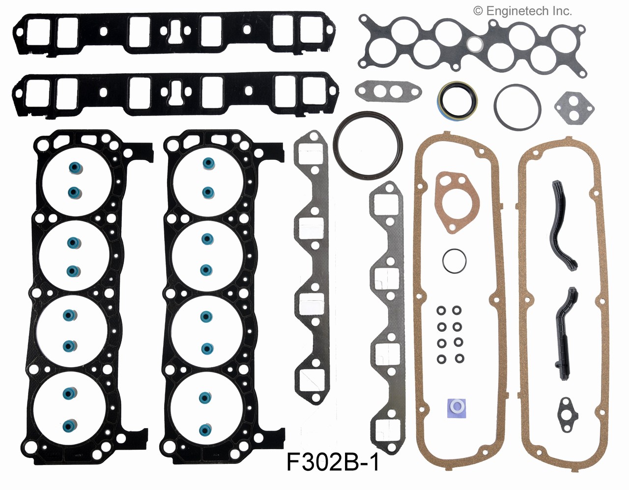 2000 Ford Explorer 5.0L Engine Remain Kit (Re-Ring Kit) RMF302HP -8