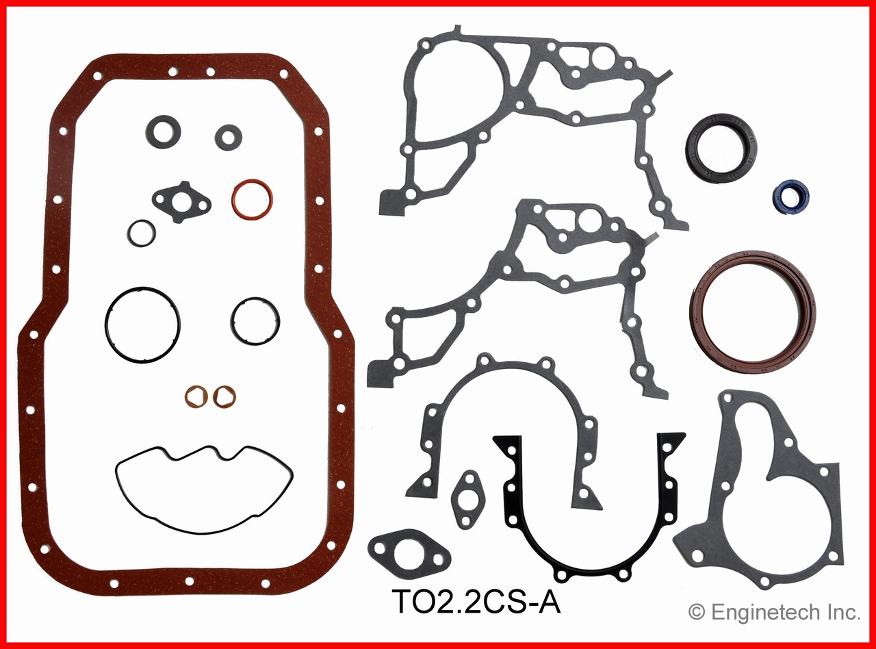 2000 Toyota Camry 2.2L Engine Remain Kit (Re-Ring Kit) RMTO2.2CP.P7