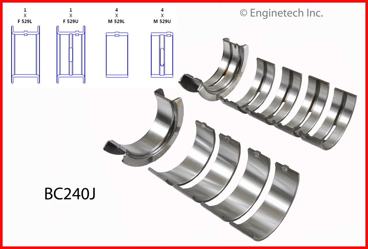 1993 Ford Bronco 5.0L Engine Remain Kit (Re-Ring Kit) RMF302CP -77