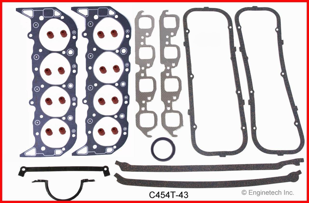 1990 GMC R3500 7.4L Engine Rebuild Kit RCC454C.P91