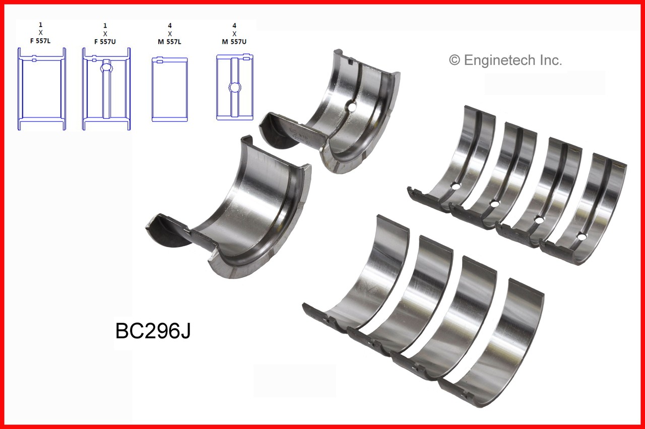 1996 GMC Savana 2500 5.7L Engine Remain Kit (Re-Ring Kit) RMC350DP -30