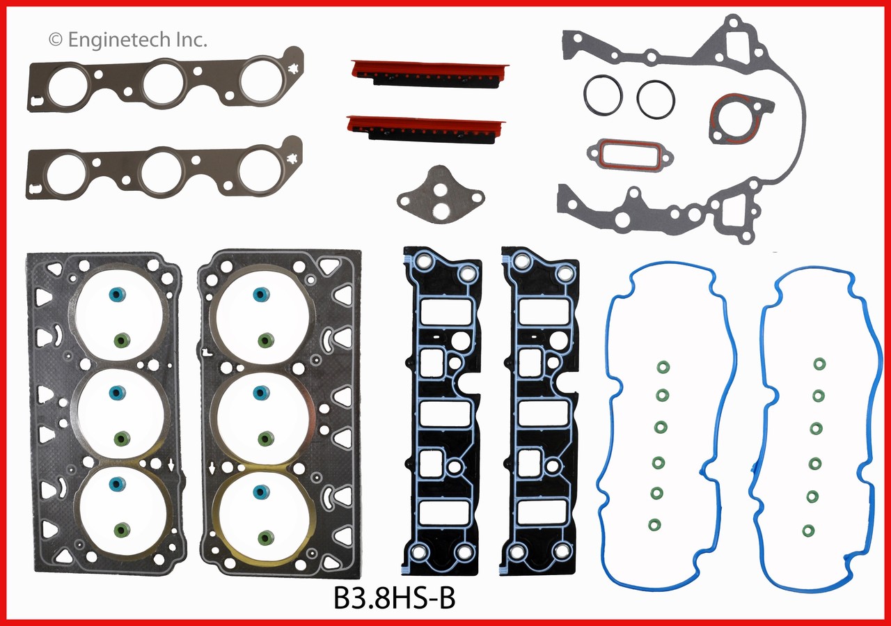 1996 Oldsmobile 98 3.8L Engine Remain Kit (Re-Ring Kit) RMB3800QP -16