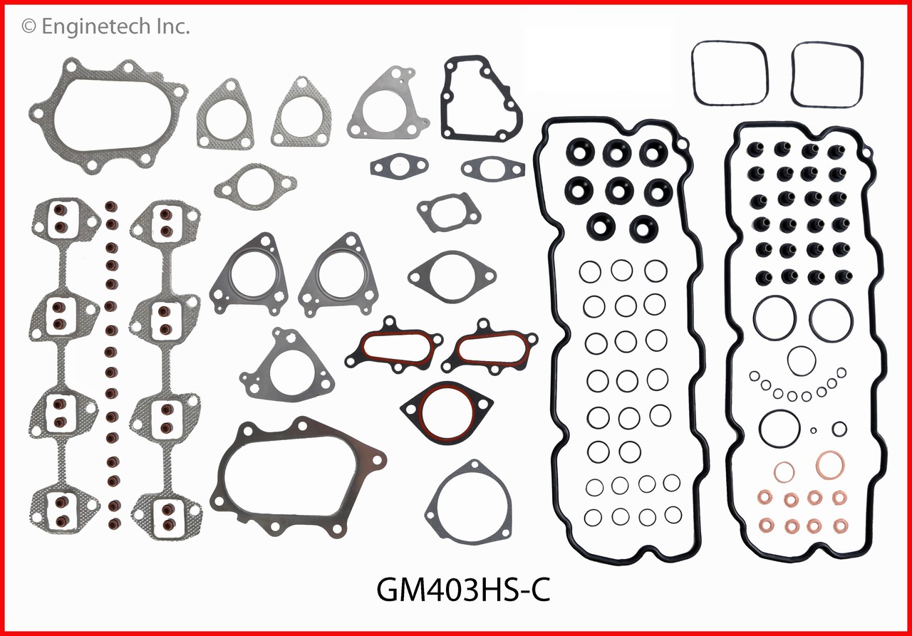 2004 GMC C5500 Topkick 6.6L Engine Rebuild Kit RCC403CP -41