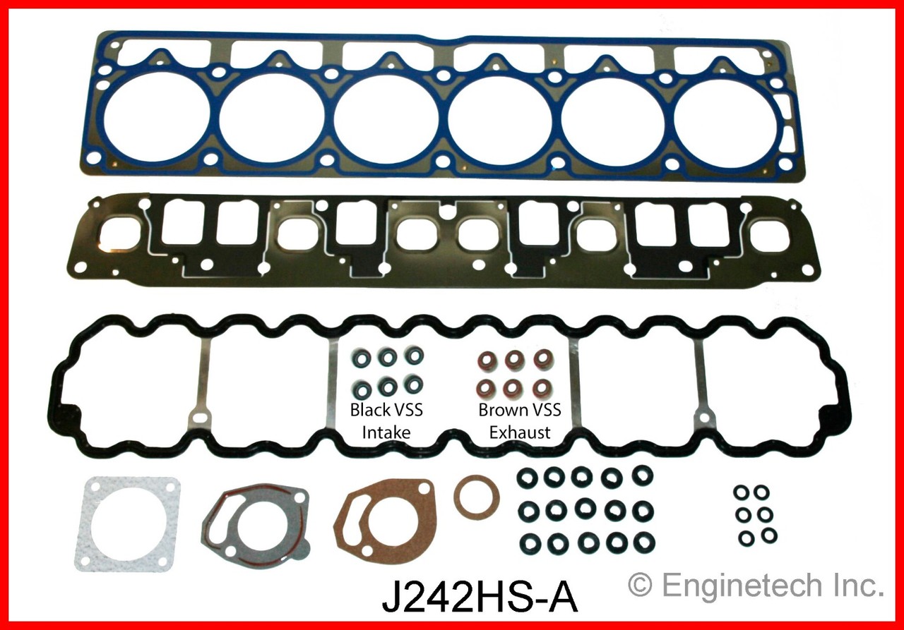 2001 Jeep Cherokee 4.0L Engine Remain Kit (Re-Ring Kit) RMJ242EP -4