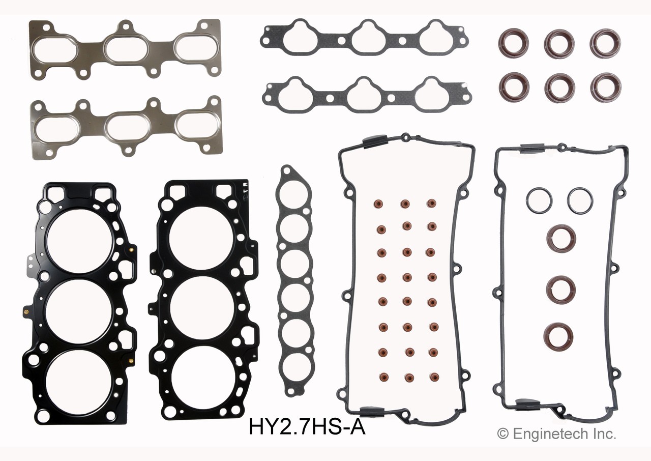 2002 Hyundai Santa Fe 2.7L Engine Rebuild Kit RCHY2.7P -2