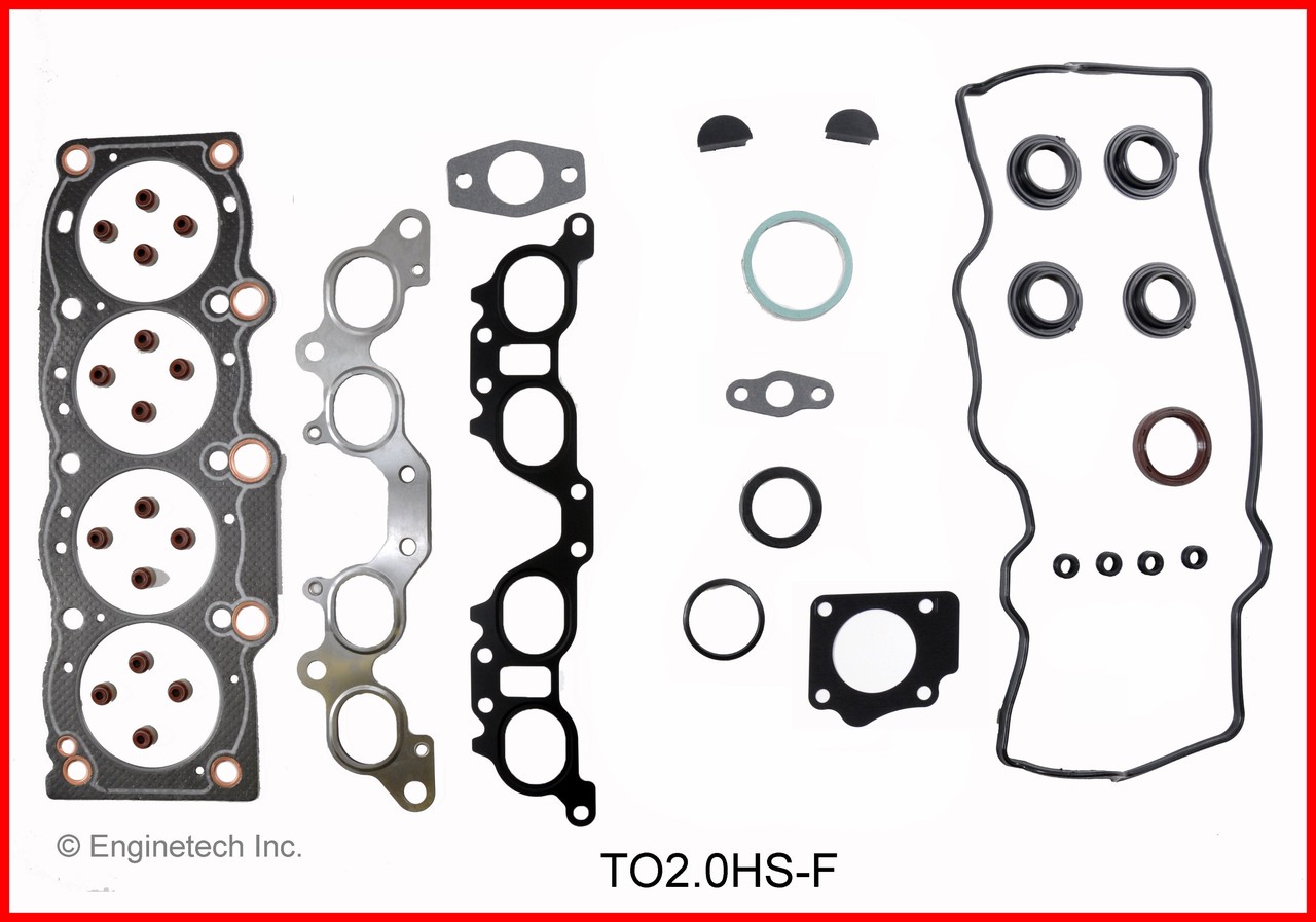 1991 Toyota Camry 2.0L Engine Remain Kit (Re-Ring Kit) RMTO2.0BP -2