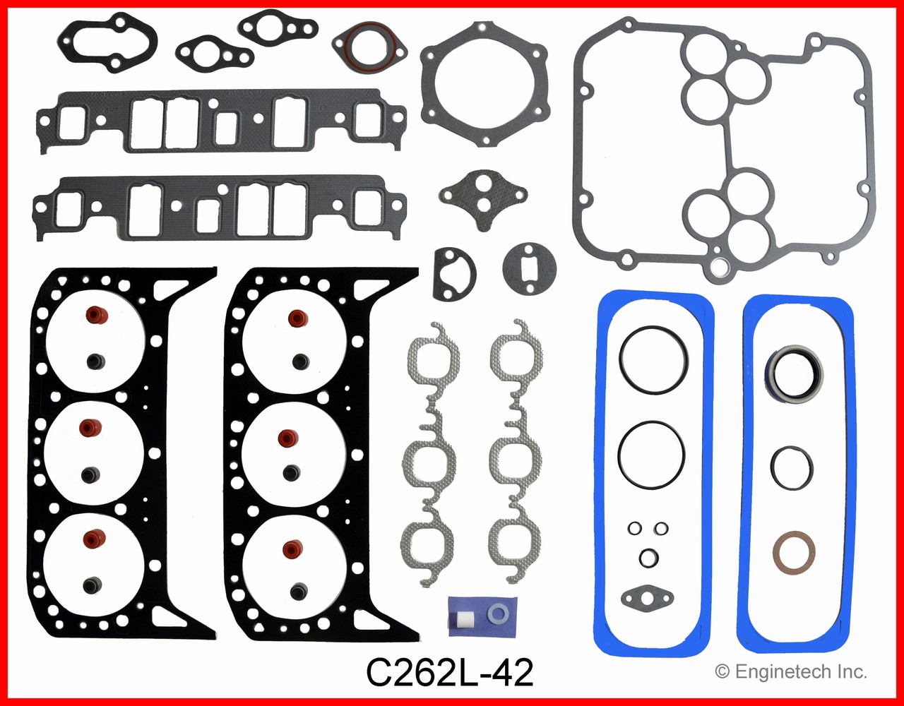 1992 Chevrolet Astro 4.3L Engine Remain Kit (Re-Ring Kit) RMC262CP -8