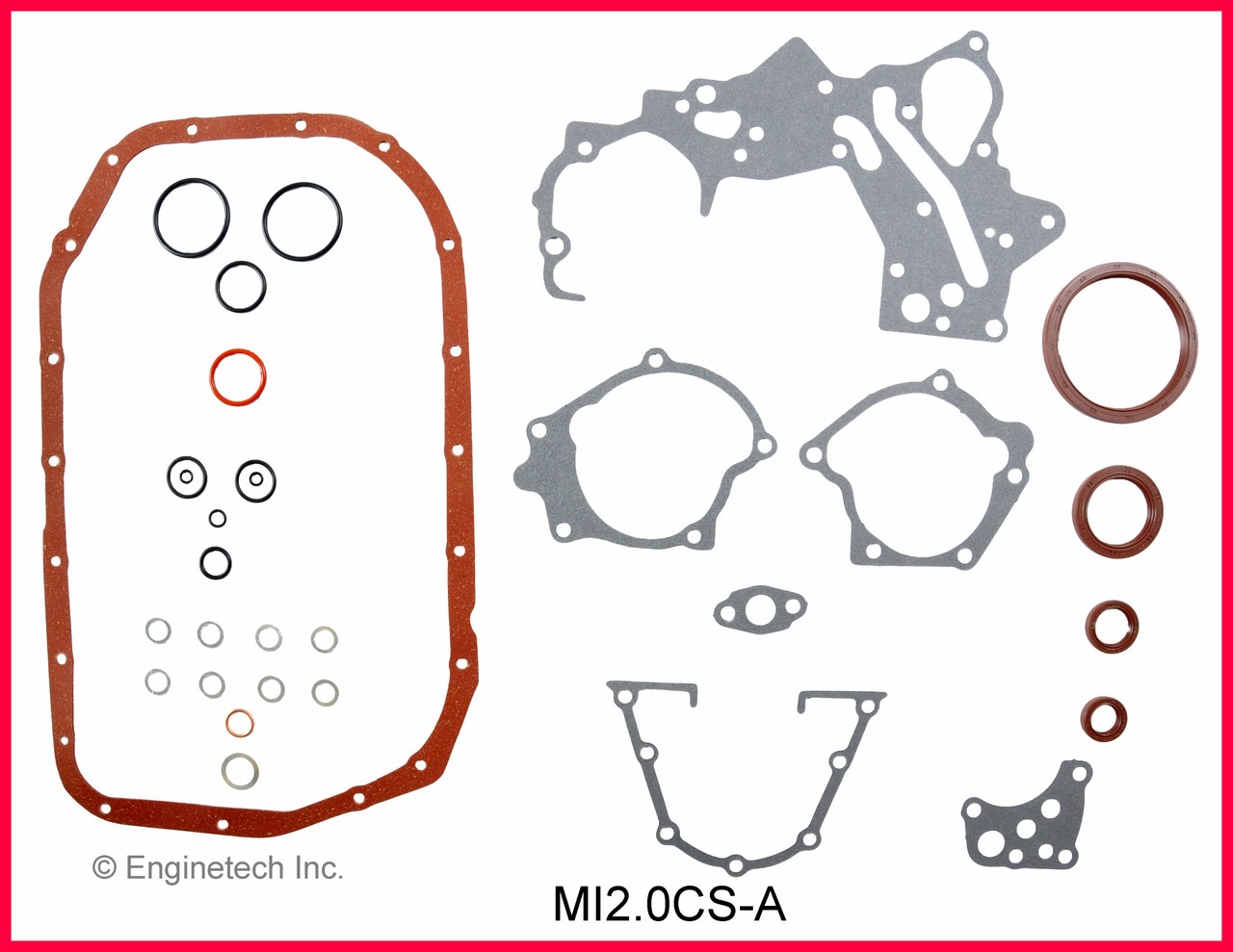 1997 Mitsubishi Eclipse 2.0L Engine Rebuild Kit RCMI2.0BP -3