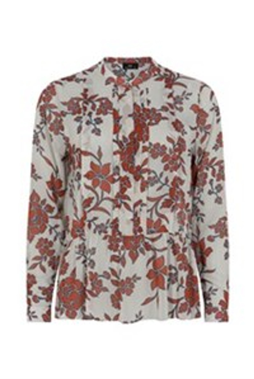 7457 71060 Molly Jo Sheer Blouse With Flowers ()