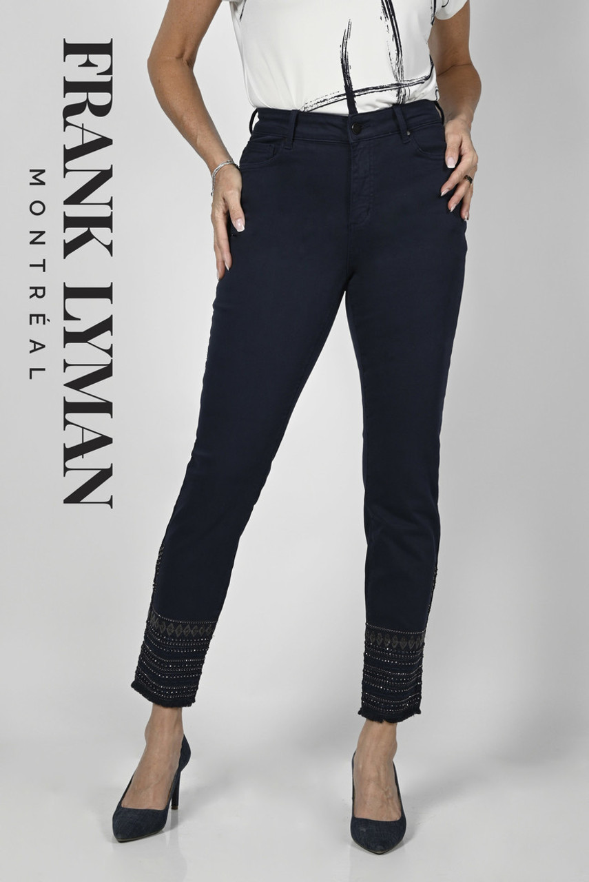 Frank Lyman Jeans With Diamante Detail