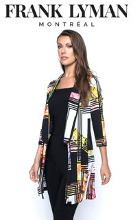 Frank Lyman multi floaty jacket (196221)