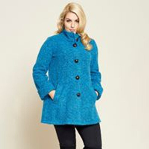 Personal Choice Turquoise Coat (PCAW17175) Personal Choice Turquoise Coat (PCAW17175)