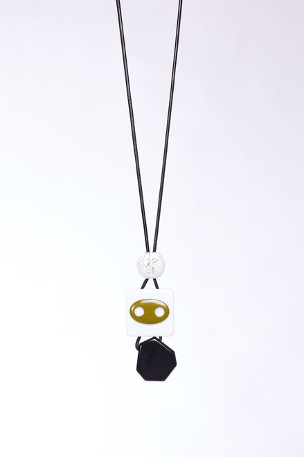 Naya Square And Ball Necklace (NAW22307)
