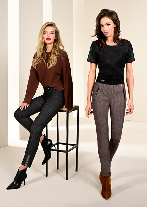 For the stylish ladies prepared to take on the autumn and winter seasons in style. With their striking check pattern, these trousers are made to stand out while still being cosy and form-fitting.

These trousers appear to combine fashion and comfort, making them appropriate for the autumn and winter months.