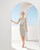 coture club dress (3g190). Exquisite design and creation, this stunning neutral-toned Rosa Clara midi dress adds the perfect touch of uniqueness. Layering ivory and taupe, the sheer lace sleeves add just enough coverage, while the ruched waistline is effortlessly flattering to every shape, complete with a delicately embellished finishing touch. Perfect wedding outfit for mother of the bride and groom, wedding guests, Royal Ascot, the races, destination weddings, cruises, perfect for the captains table! and any other special occasion.