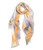 Grey, White And Yellow Stripe Scarf (1457/S/E)