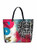 Dolcezza Vibrant Colours Woven Beach Bag (22950) Make a statement with this colourful, roomy bag with rope handles and zip top fastening.