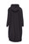 Naya Hooded Black Light Weight Embossed Hodded  Coat  (NAW22172)