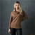 Marble Cowl Neck Jumper Camel 6360