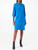 Cream Cotton & Cashmere Knit Dress, adorned with chic front pockets and available in a sophisticated palette of blue and coco creme. This exquisite dress seamlessly combines luxurious comfort with a touch of classic charm. The thoughtfully designed front pockets not only enhance the dress's visual appeal but also provide a practical and stylish touch.