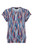 Sunday Red And Blue Stripe T Shirt  (6607 6780)