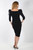 Frank Lyman Bow Shoulder Dress  (239148)