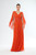 Carla Ruiz Long Cape Dress (51415)