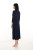 Beautiful jersey dress with a 3/4 sleeve, boat neckline and sash effect drape front.  This fabric moves beautifully and is a super elegant, very flattering dress for many occasions.