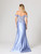 Tiffany's prom dress (Gia). Off the shoulder, fitted, long dress with a side split. Corset top with sequins. This dress has a zip at the back. Available in colours Lavender, Rose, Sage, Wine. Available in sizes 0-30.