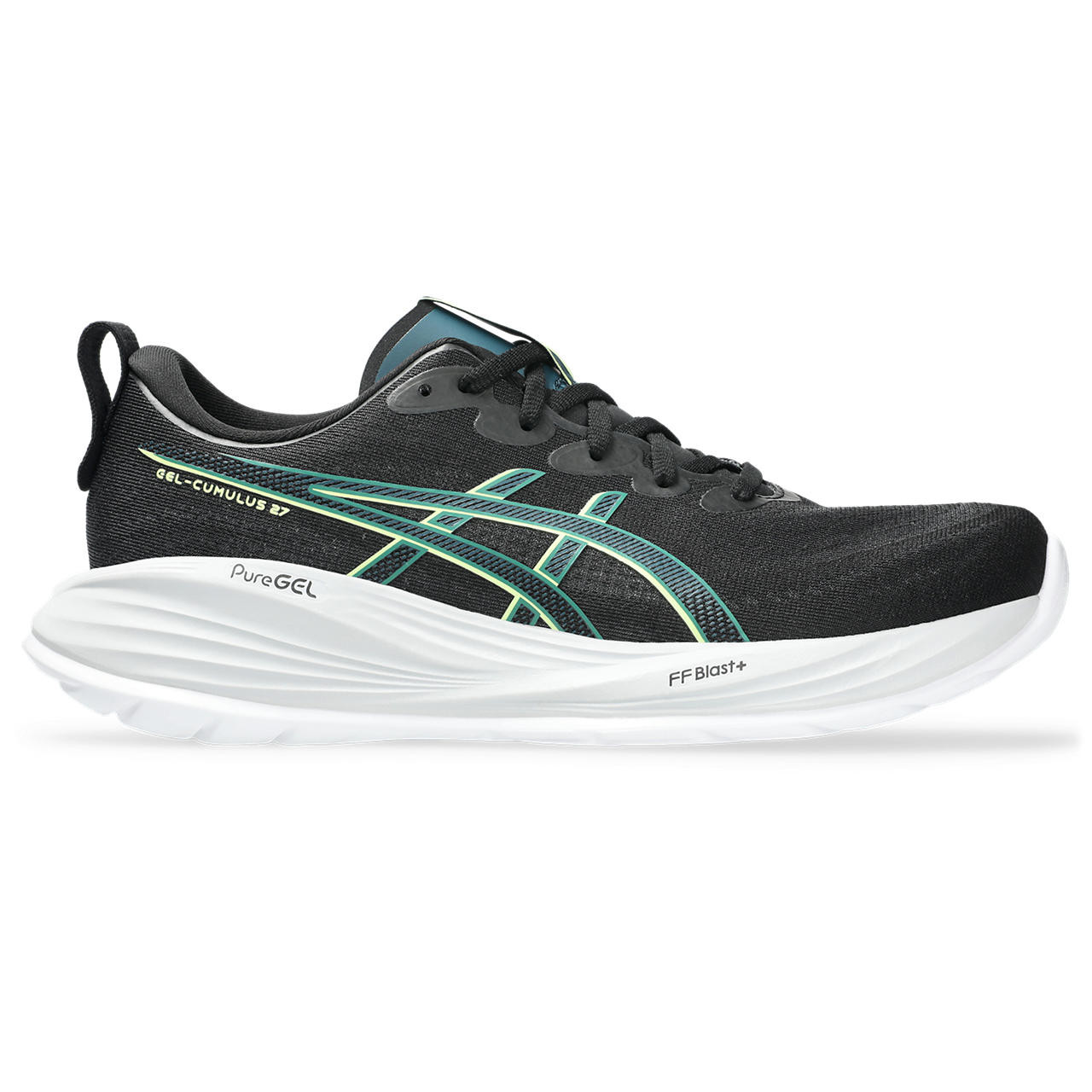 NEW ASICS men\'s cumulus 27 running shoes in 020 taupe grey/black Men main image 2