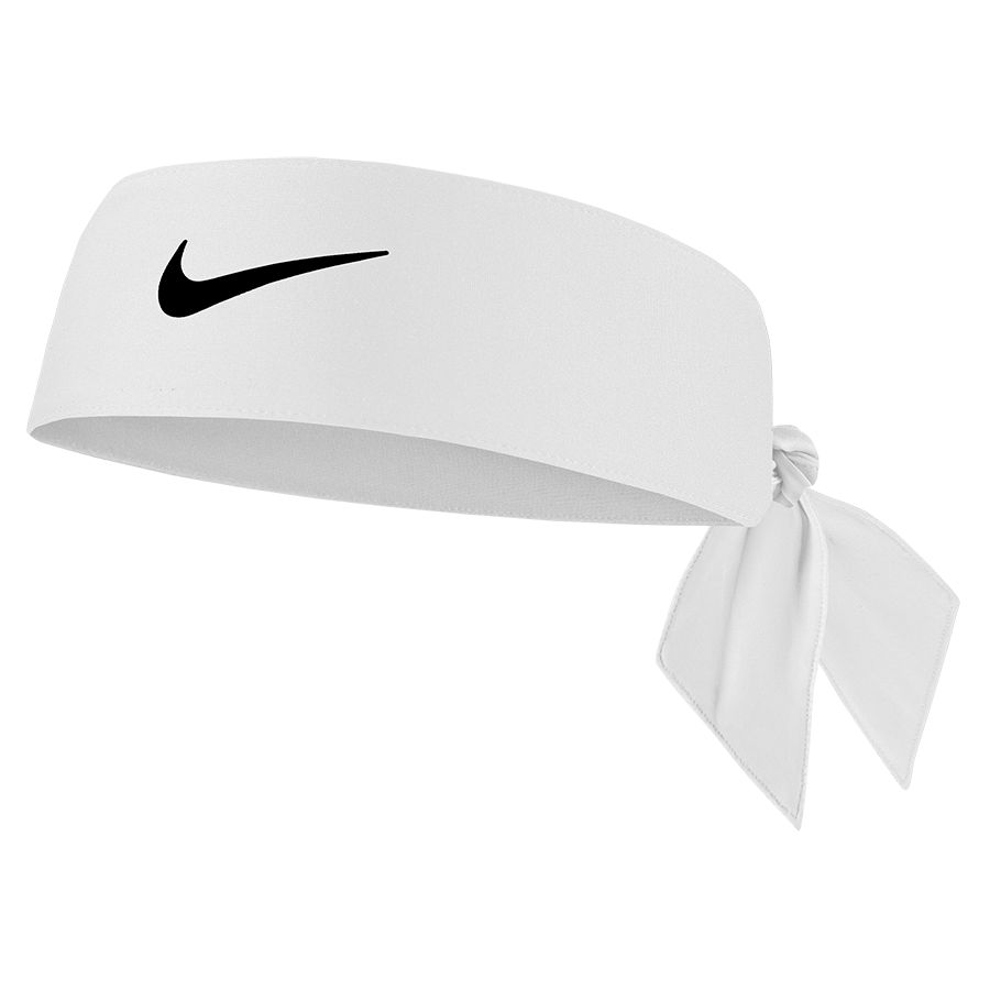 nike dri fit head tie white