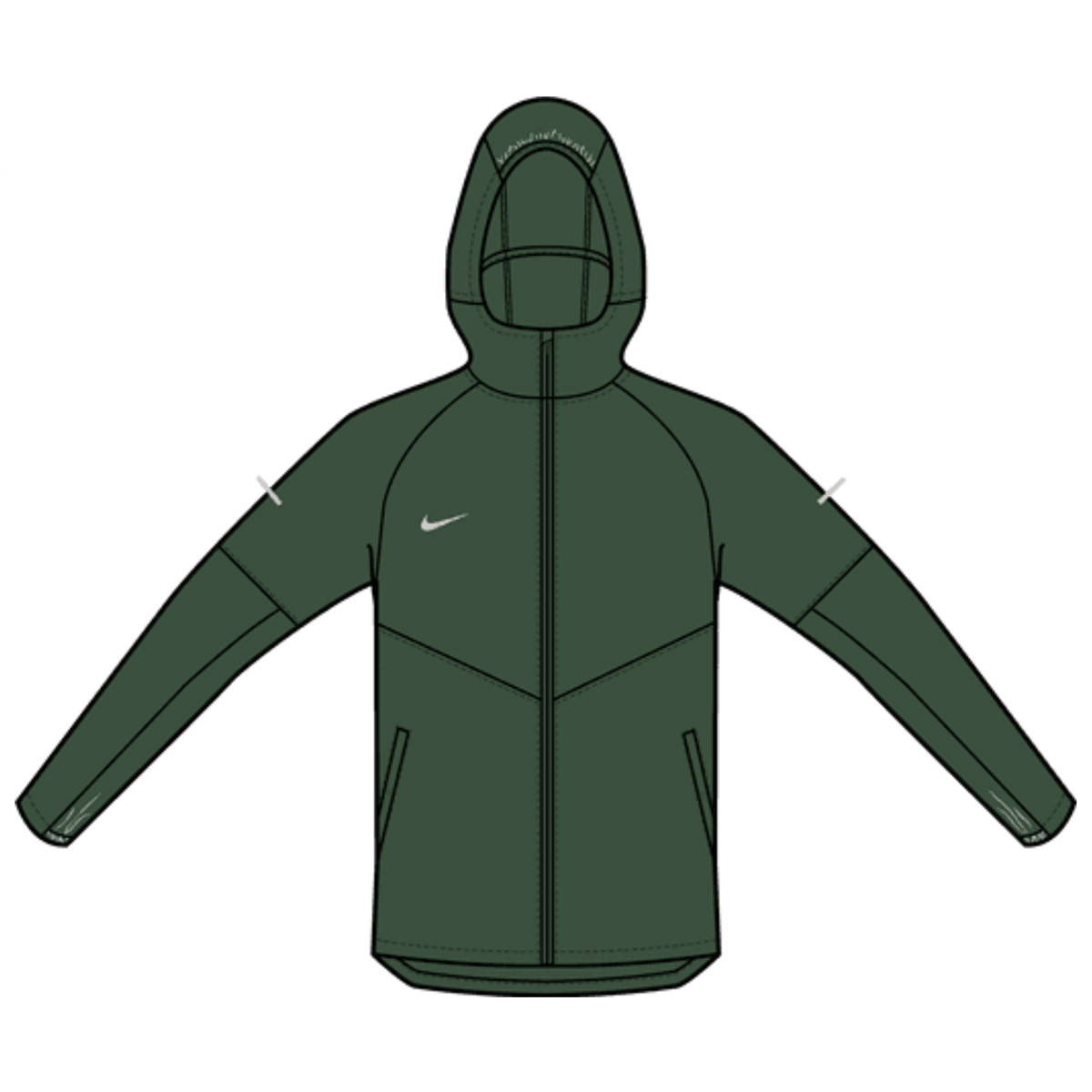TEAM MILER REPEL JACKET - Dick Pond Athletics
