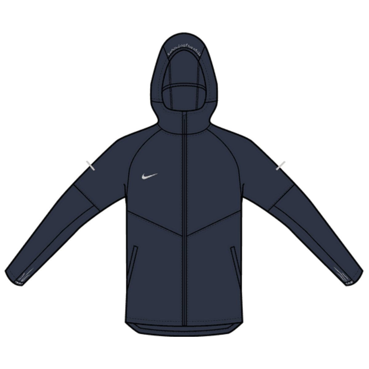 TEAM MILER REPEL JACKET - Dick Pond Athletics