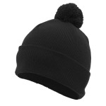 KNIT FOLD OVER POM-POM BEANIE