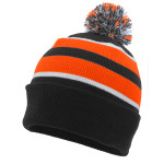 KNIT FOLD OVER POM-POM BEANIE