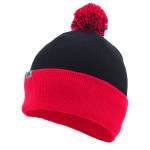 KNIT FOLD OVER POM-POM BEANIE