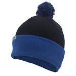 KNIT FOLD OVER POM-POM BEANIE