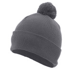 KNIT FOLD OVER POM-POM BEANIE